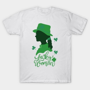 SAINT PATRICK'S DAY LUCKY WOMAN T-Shirt